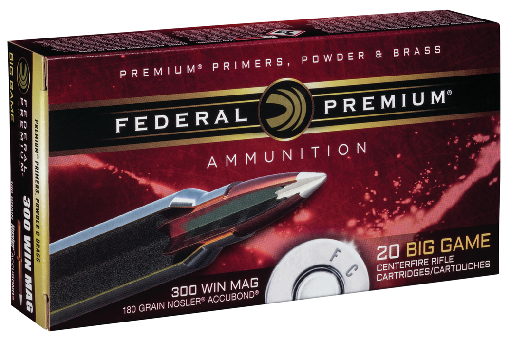 Federal Premium, Fed P300wa1        300     180 Ab           20/10