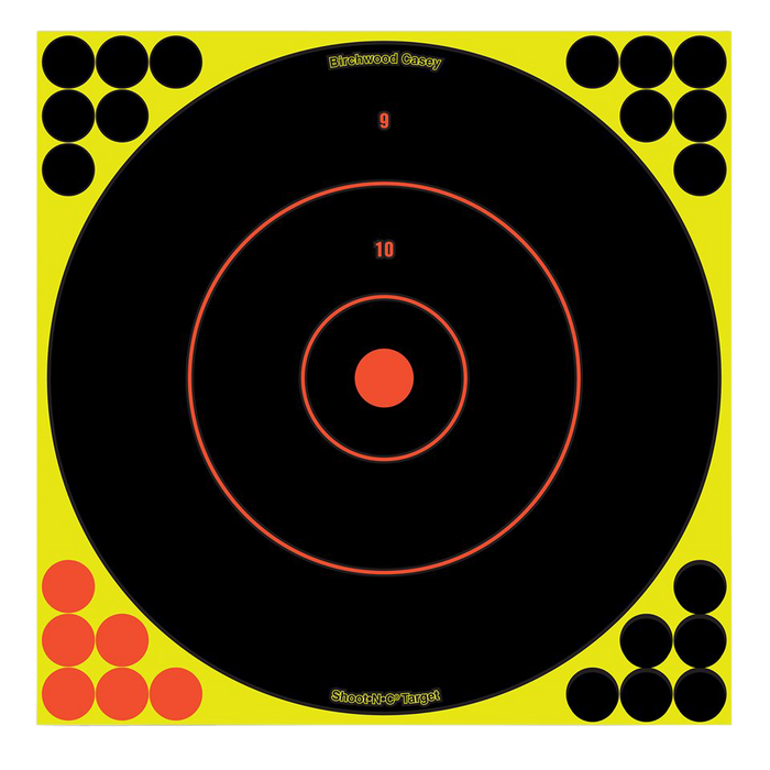 Birchwood Casey Shoot-n-c, Bir 34022 Shoot-n-c 12" Bullseye              12pk