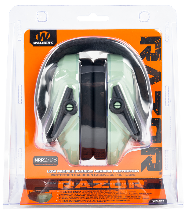 Walkers Game Ear Razor, Wlkr Gwp-rsmpas-sgn Razr Pro Passive  Sage Green