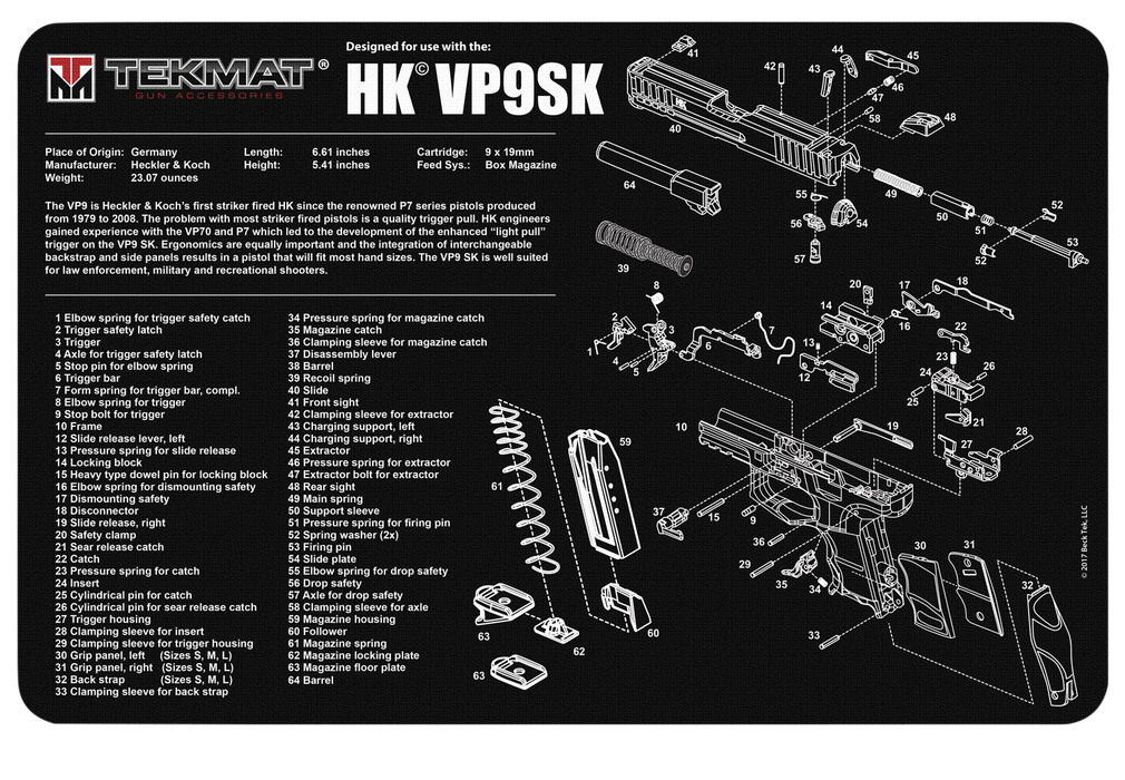 Beck Tek, Llc (tekmat) Original Cleaning Mat, Tekmat Tekr17hkvp9sk    Hk Vp9sk