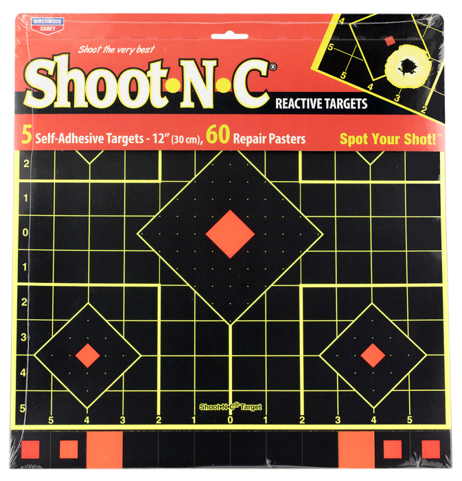 Birchwood Casey Shoot-n-c, Bir 34207 Shoot-n-c 12" Sightin                5pk