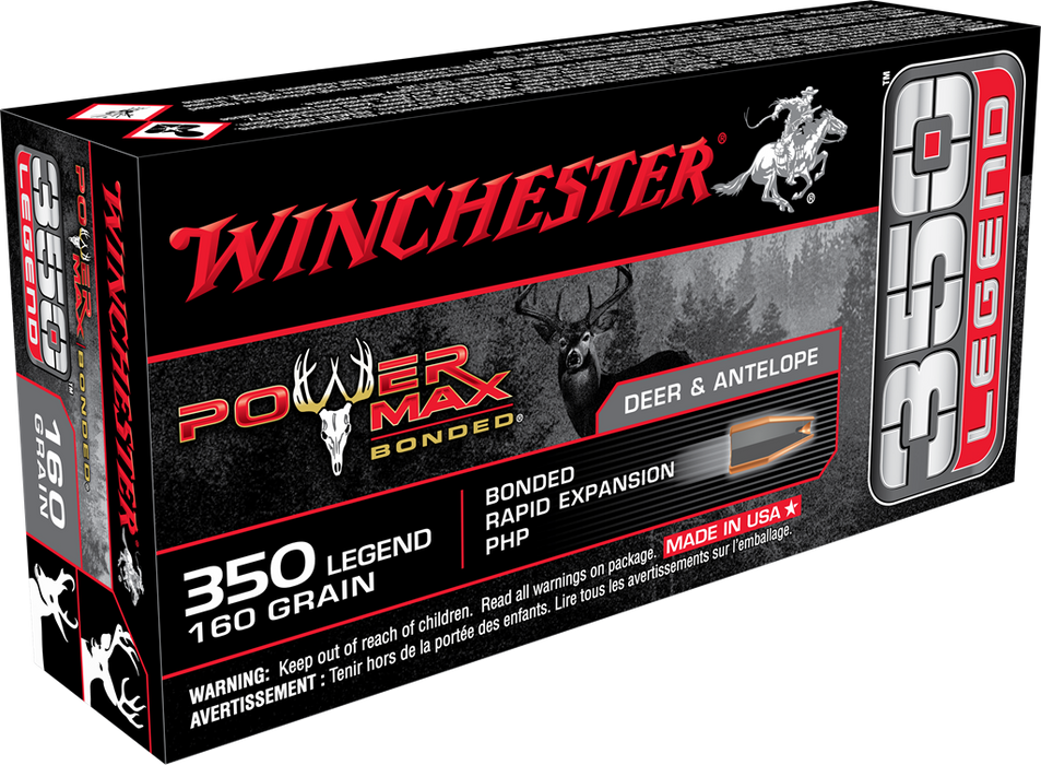 Winchester Ammo Power Max Bonded, Win X3501bp       350leg 160 Pmb     20/10