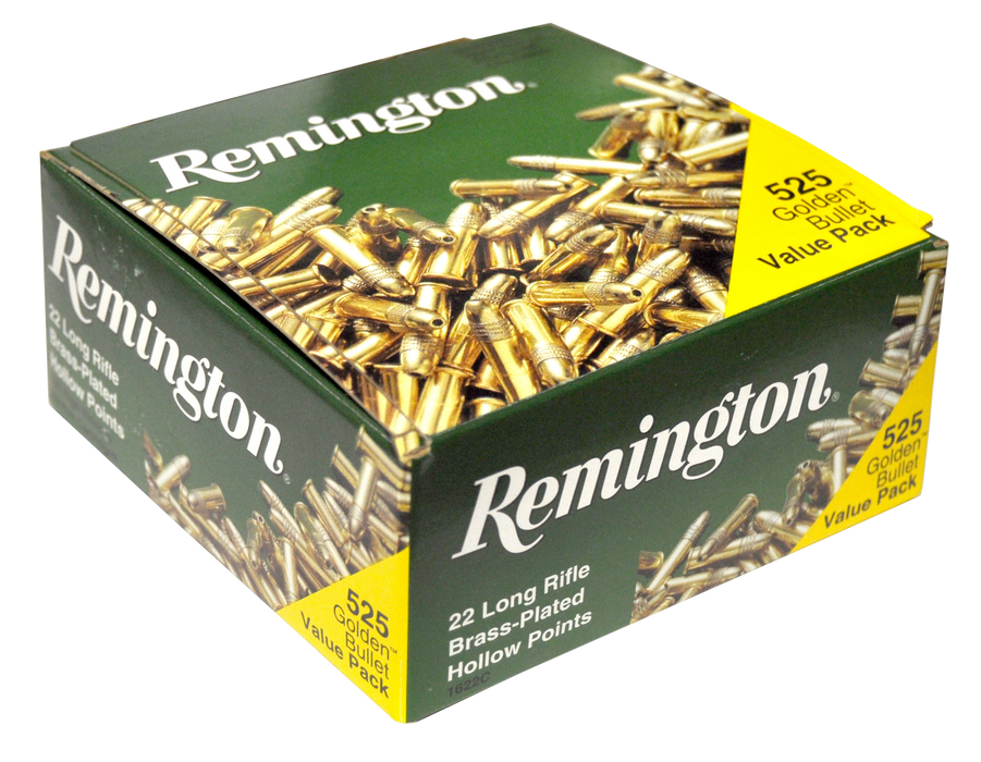 Remington Ammunition Golden Bullet, Rem.21250 1622c    22lr 36 Hp(6300rds)     525/12