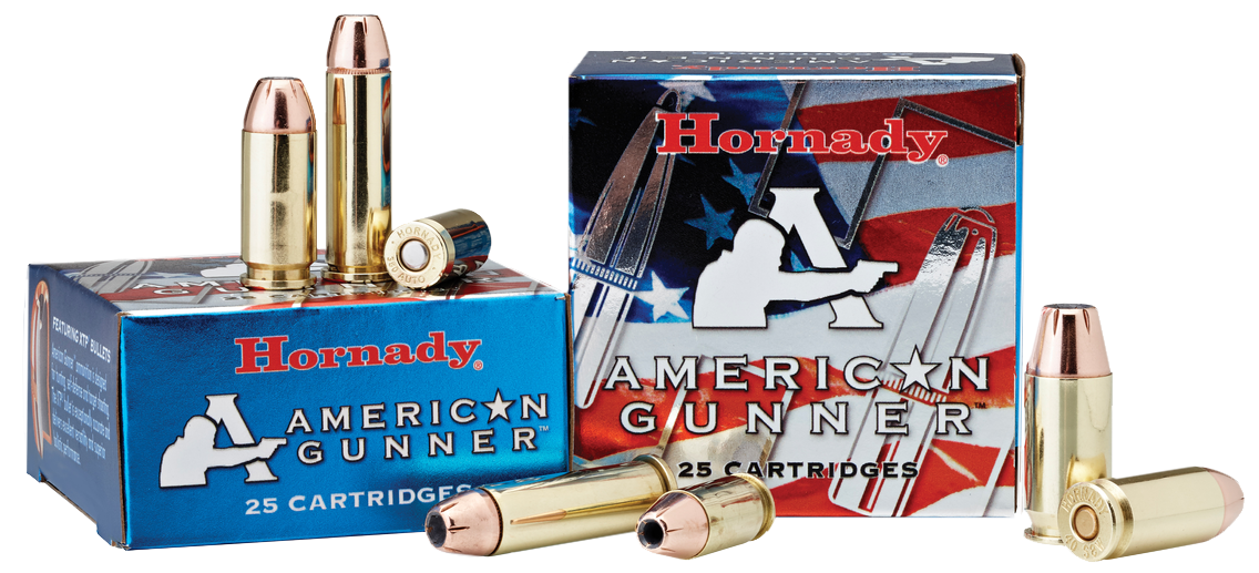 Hornady American Gunner, Horn 90224  Am Gun 9mm+9  124                25/10