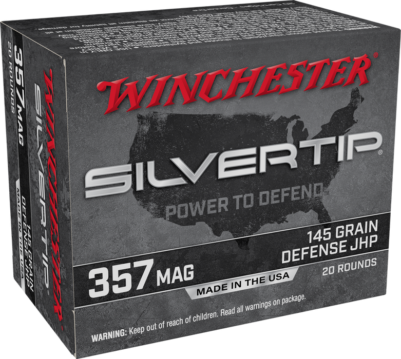 Winchester Ammo Silvertip, Win W357st    357 Mag 145 Sthp       20/10