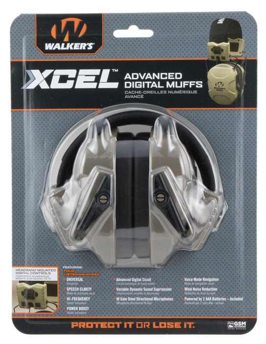 Walkers Game Ear Xcel, Wlkr Gwp-xsem       Xcel 100 Muff