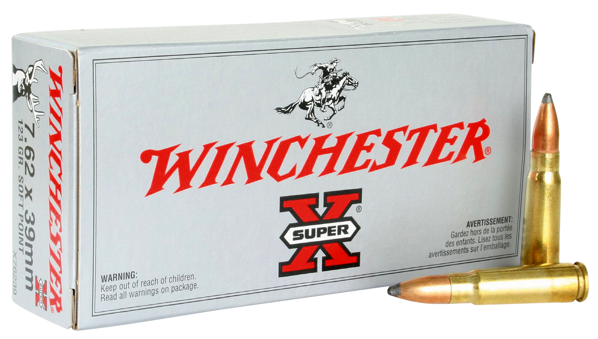 Winchester Ammo Super X, Win X76239        7.62x39 123psp     20/10