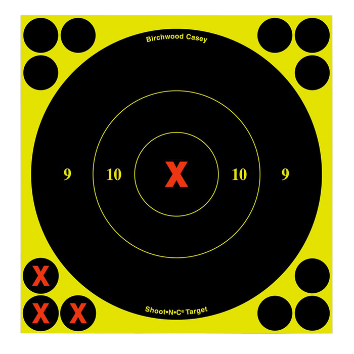 Birchwood Casey Shoot-n-c, Bir 34560 Shoot-n-c 6"  X-bullseye            60pk