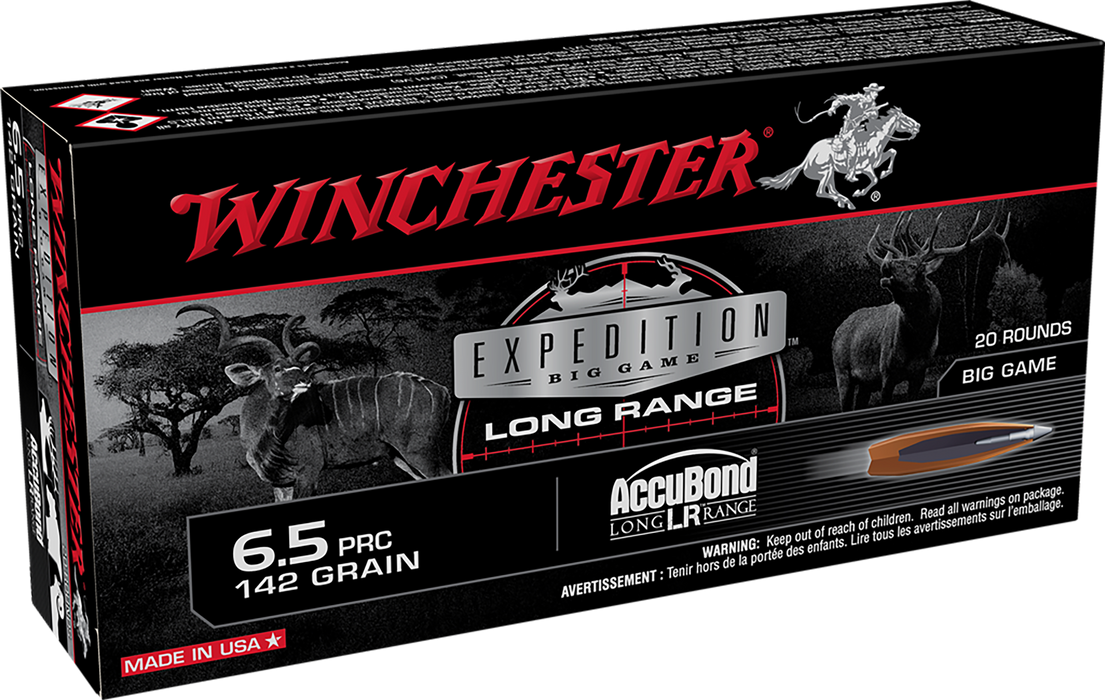 Winchester Ammo Expedition Big Game, Win S65plr        6.5prc 142 Ablr    20/10