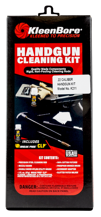 Kleen-bore Classic Cleaning Kit, Kln K211    .22 Caliber Handgun