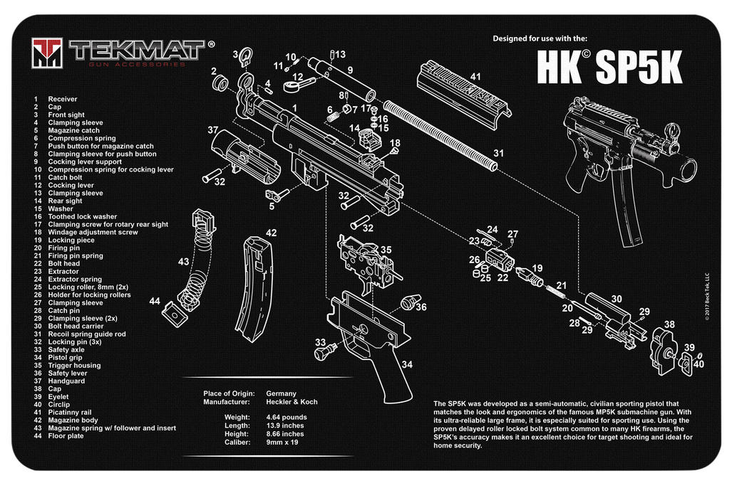 Beck Tek, Llc (tekmat) Original Cleaning Mat, Tekmat Tekr17hksp5k     Hk Sp5k