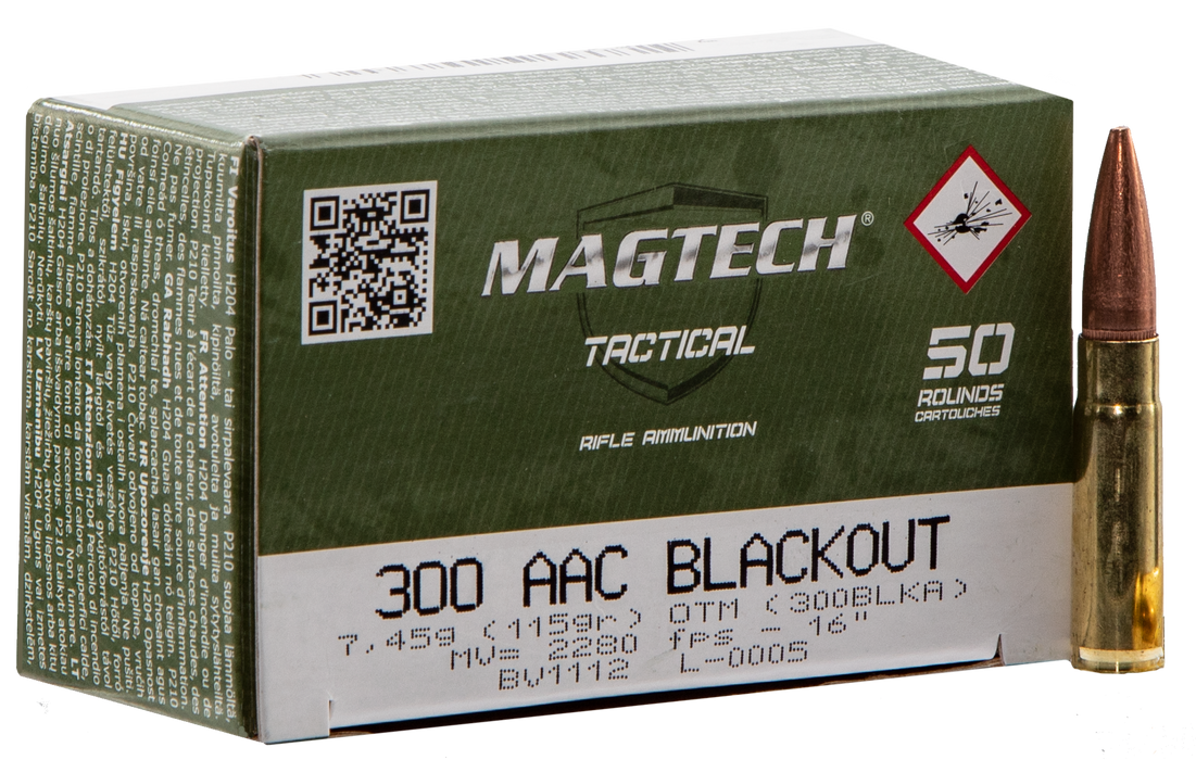 Magtech Tactical/training, Magtech 300blka    300bo  115 Hpfb          50/20