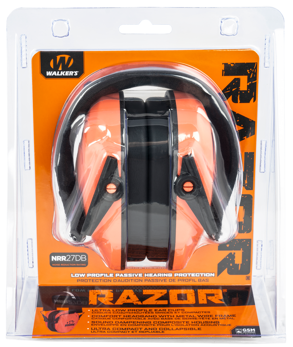 Walkers Game Ear Razor, Wlkr Gwp-rsmpas-cor Razr Pro Passive  Coral