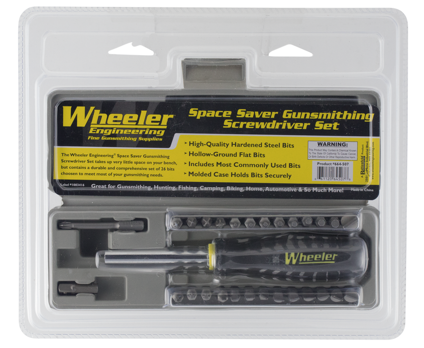 Wheeler Space-saver, Wheelr 664507  Space-saver Screwdriver Set