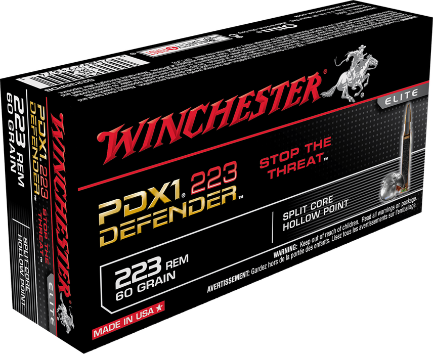 Winchester Ammo Pdx1 Defender, Win S223rpdb      223     60 Pdx1    20/10