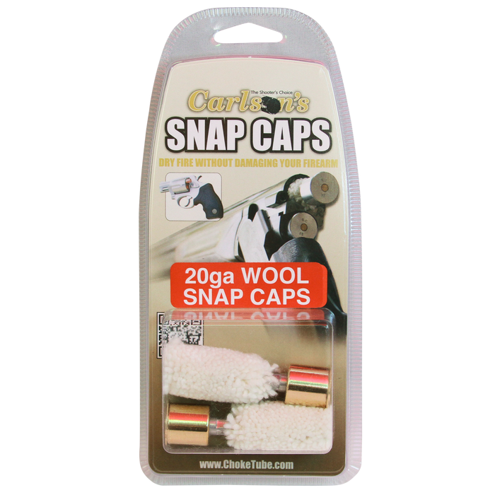 Carlsons Snap Cap, Carl 00109 Snap Caps: Brass/ Wool 20ga