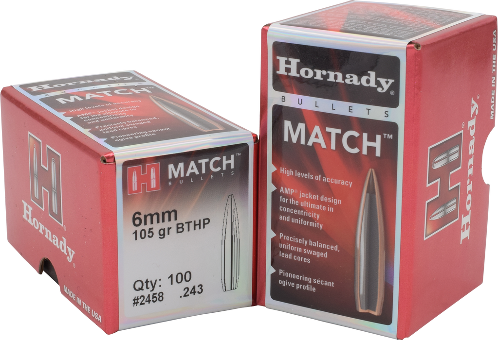 Hornady Match, Horn 2278   Bull .224  68 Bthp              100/40