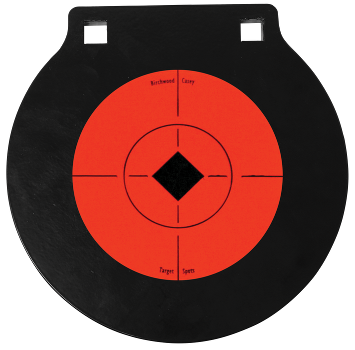 Birchwood Casey World Of Targets, Wot 47608  6"  Gong Two Hole Ar500 3/8"