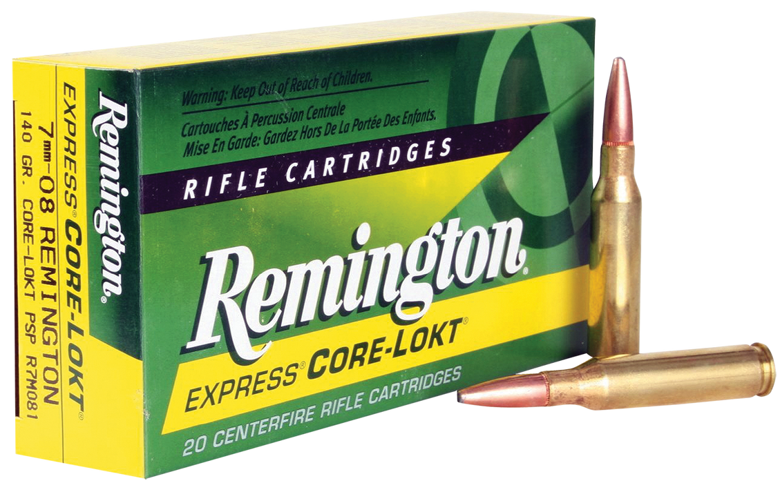 Remington Ammunition Core-lokt, Rem 21337 R7m081  7mm08    140 Pspcl        20/10