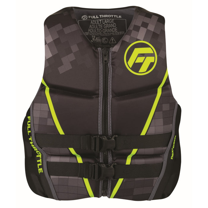 Full Throttle Mens Rapid-Dry Flex-Back Life Jacket