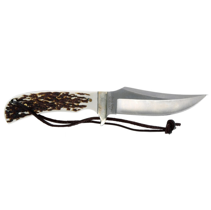 Uncle Henry Next Gen Fixed in Blade Staglon Handle