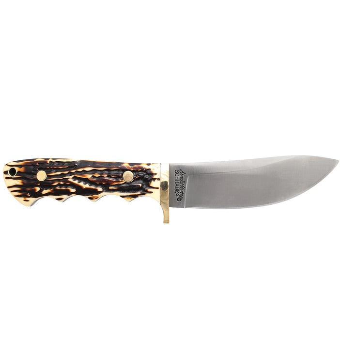 Uncle Henry Next Gen Fixed in Blade Staglon Handle