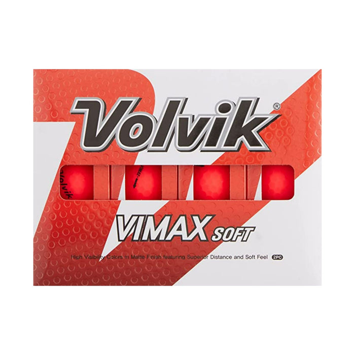 Volvik Vimax Soft Golf Balls Matte 12pk