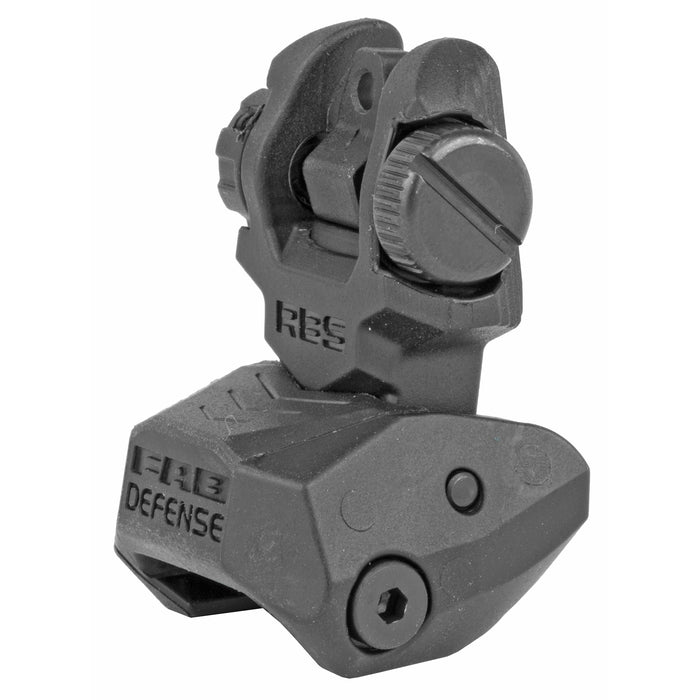 Fab Def Rear Poly Flip-up Sight Blk