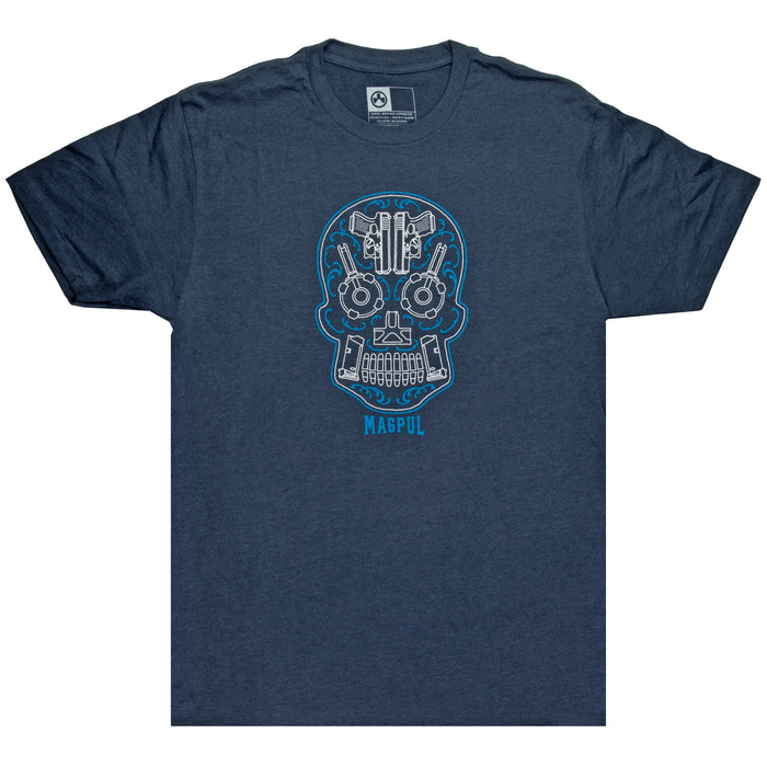 Magpul Sugar Skull Tshrt Navy Lrg