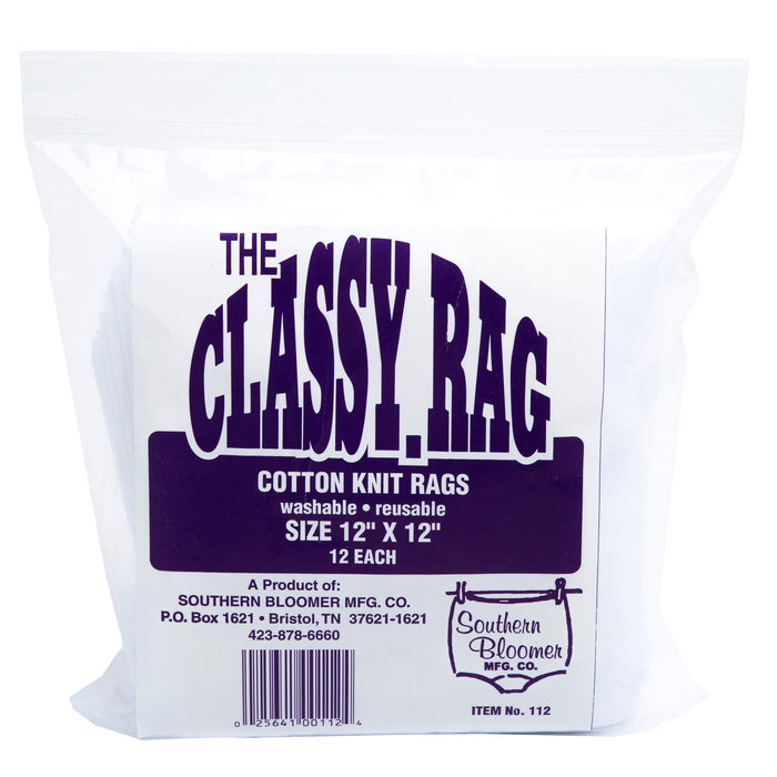 Sthrn Blmr Cotton Rag 12x12" 12/bag