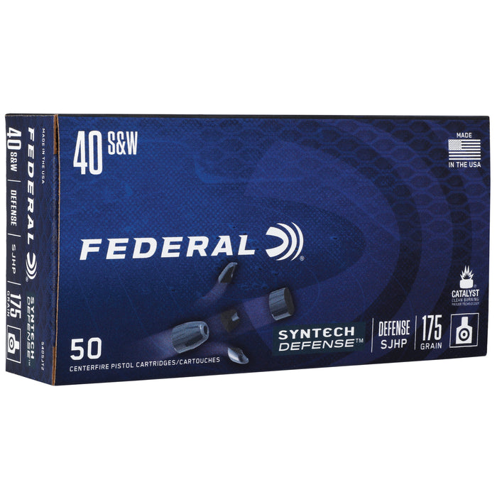 Fed Syn Def 40 S&w 175gr Sjhp 50/500
