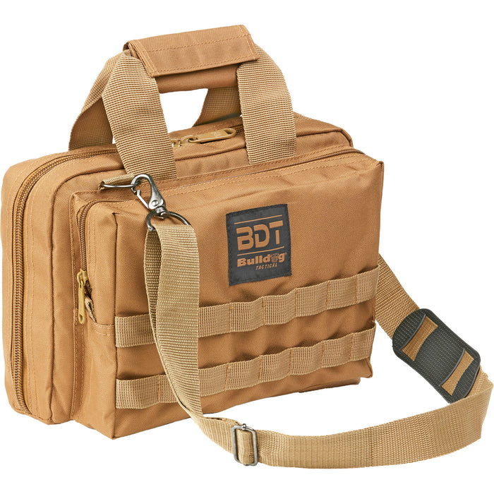 Bulldog Dlx 2 Pistol Range Bag Tan