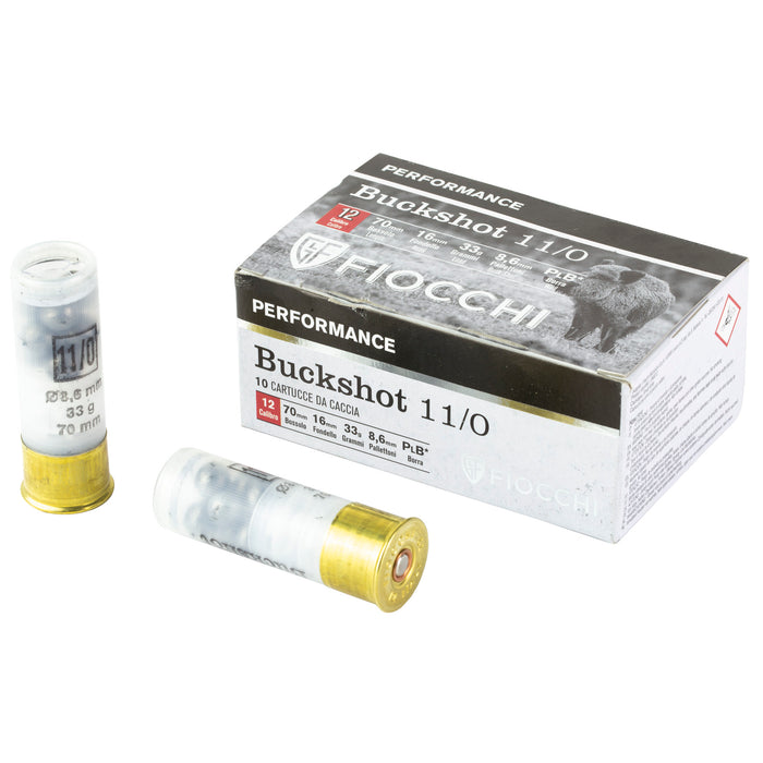 Fiocchi 12ga 00 Buckshot 10/250