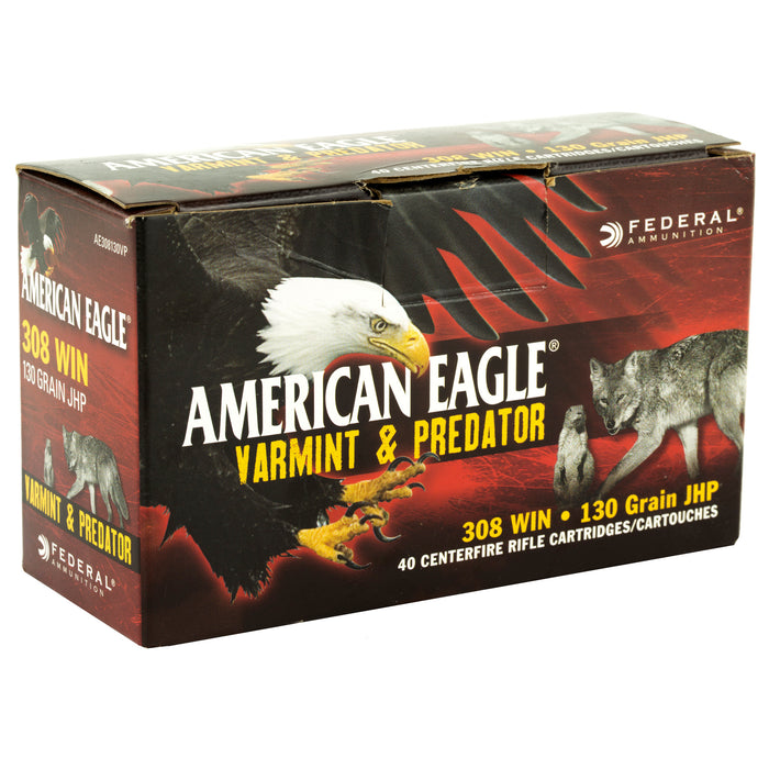 Fed Am Eagle V&p 308win 130gr 40/200