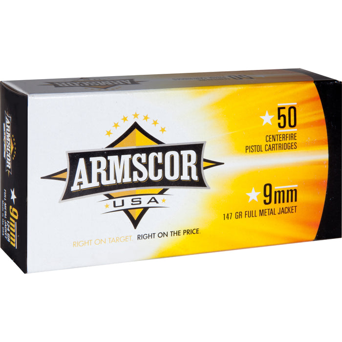 Armscor 9mm 147gr Fmj 50/1000