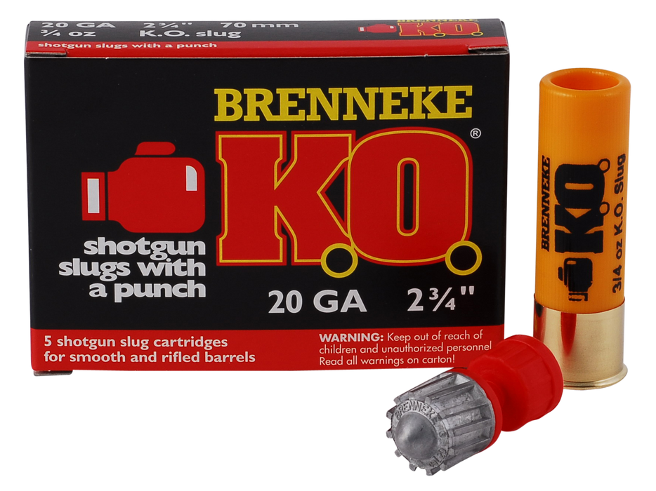 Brenneke K.o., Br Sl202ko    K.o.       20  23/4    3/4oz    5/50