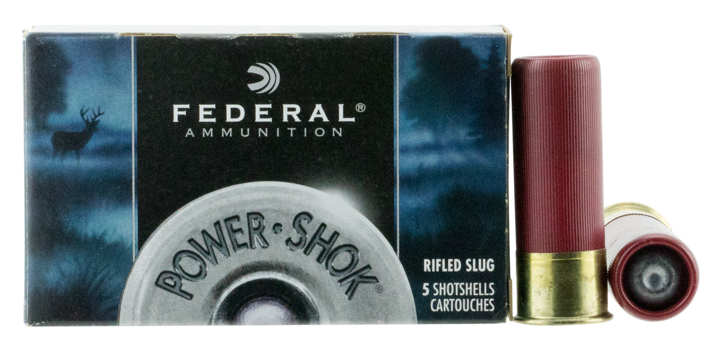 Federal Power-shok, Fed F130rs            12 Smag    Slug      5/50