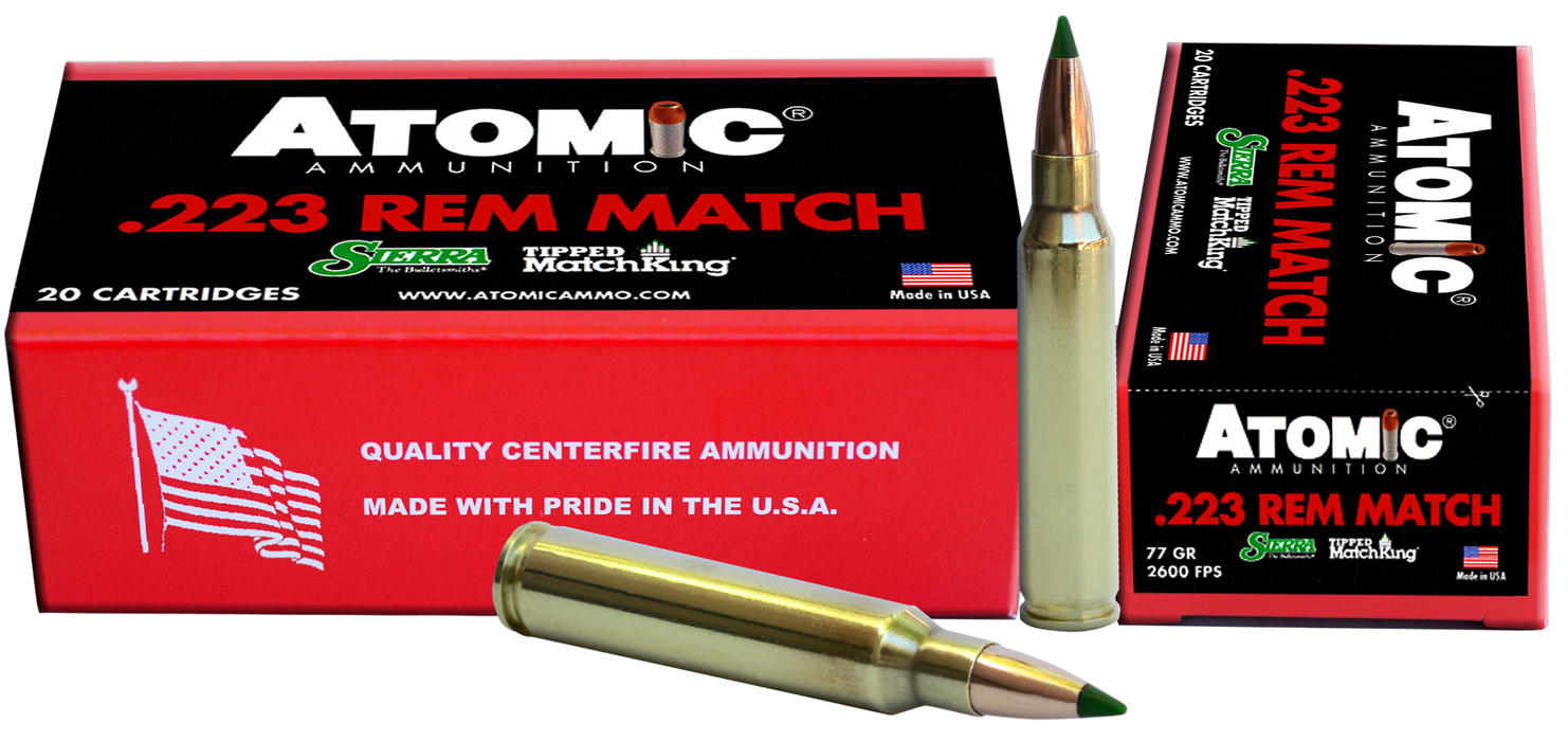 Atomic Rifle, Atomic 00459 223         77  Matchking       20/10