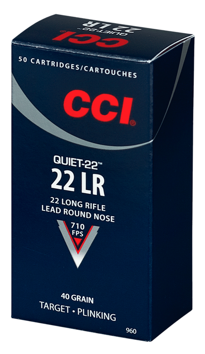 Cci Target & Plinking, Cci 960   22 Lr Quiet 40 Lrn               50/100