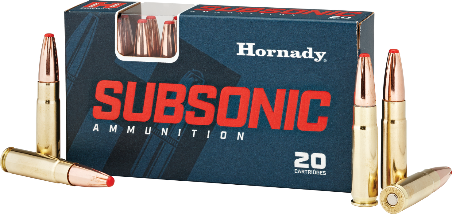Hornady Subsonic, Horn 80877  Subsonic 300bo 190 Sub-x         20/10