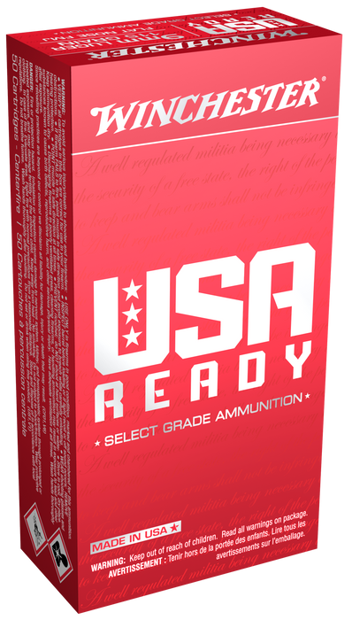 Winchester Ammo Usa Ready, Win Red9      9mm        115 Fmjfn   50/10 Usready