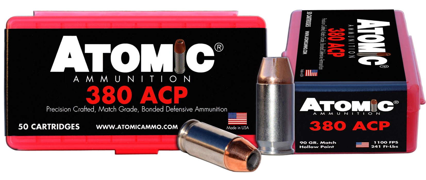 Atomic Pistol, Atomic 00414 380acp      90  Hp              50/10