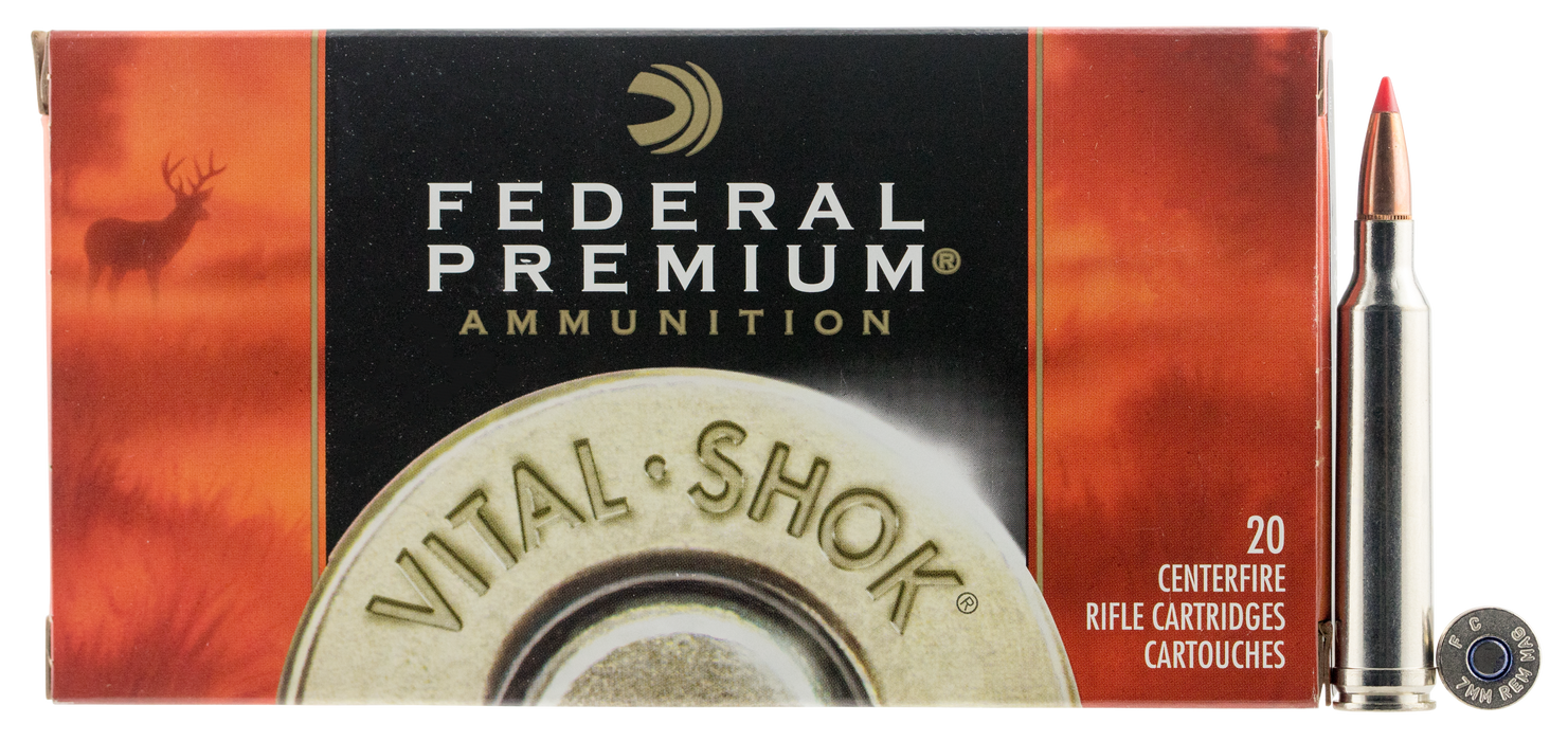 Federal Premium, Fed P7rh           7mm Mg  150 Nbt          20/10