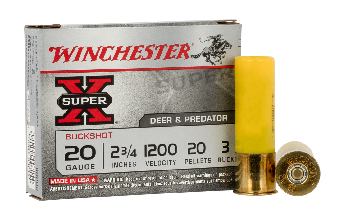 Winchester Ammo Super X, Win Xb203       3bk            Buck   5/50