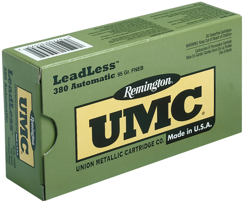 Remington Ammunition Umc, Rem 23805 Ll380ap2 Umc 380          95fneb  50/10