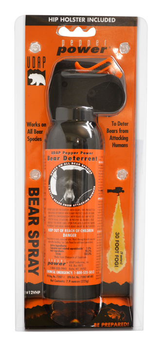 Udap Bear Spray, Udap 12vhp  Orange Bear Spray 225g