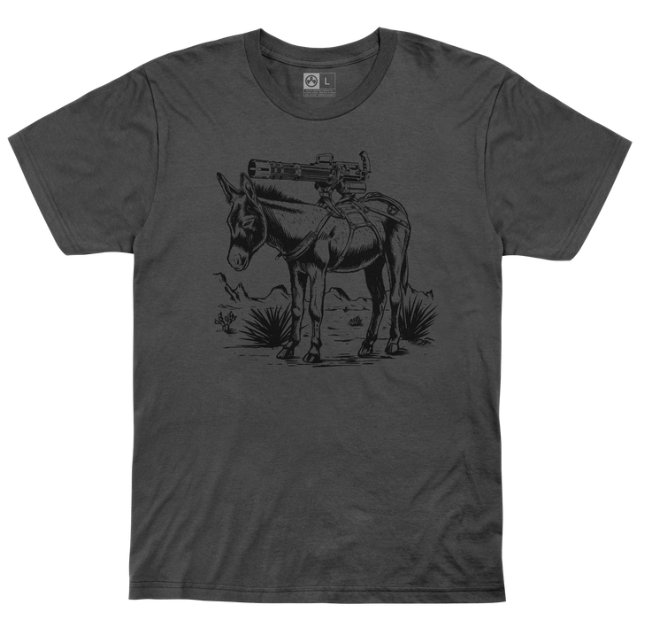 Magpul Industries Corp Burro, Magpul Mag1190-010-3x Burro Cotton Tshirt 3x  Char