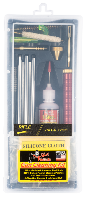 Pro-shot Classic Box Kit, Proshot R270/7kit     270cal Rifle  Cln Kit