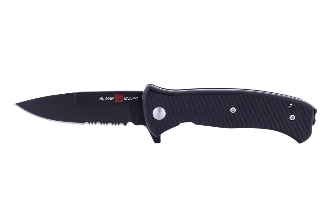 Al Mar Knives (edge Tech) Mini S.e.r.e., Almar Amk2205 S.e.r.e   2020 Night G Mini  3.0 Blk