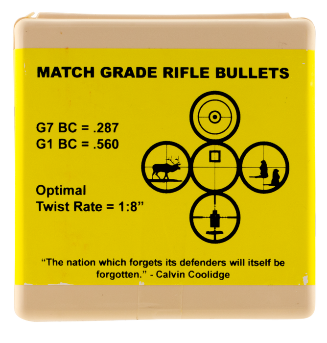 Berger Bullets Tactical, Berg 26195 Bull .264 130g Ar Hyb Otm